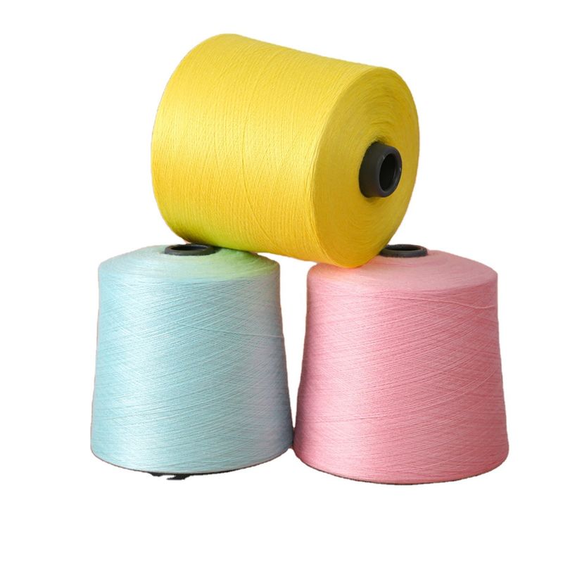 Lightweight Acidproof Viscose Ring Spun Yarn , Anti Bacteria Hand Spun Wool Yarn