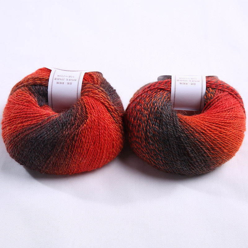 Durable Washable Wool Cotton Blend Yarn , Anti Fouling Cotton Mix Yarn